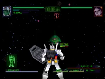 Mobile Suit Gundam - Chars Counterattack (Asia) screen shot game playing